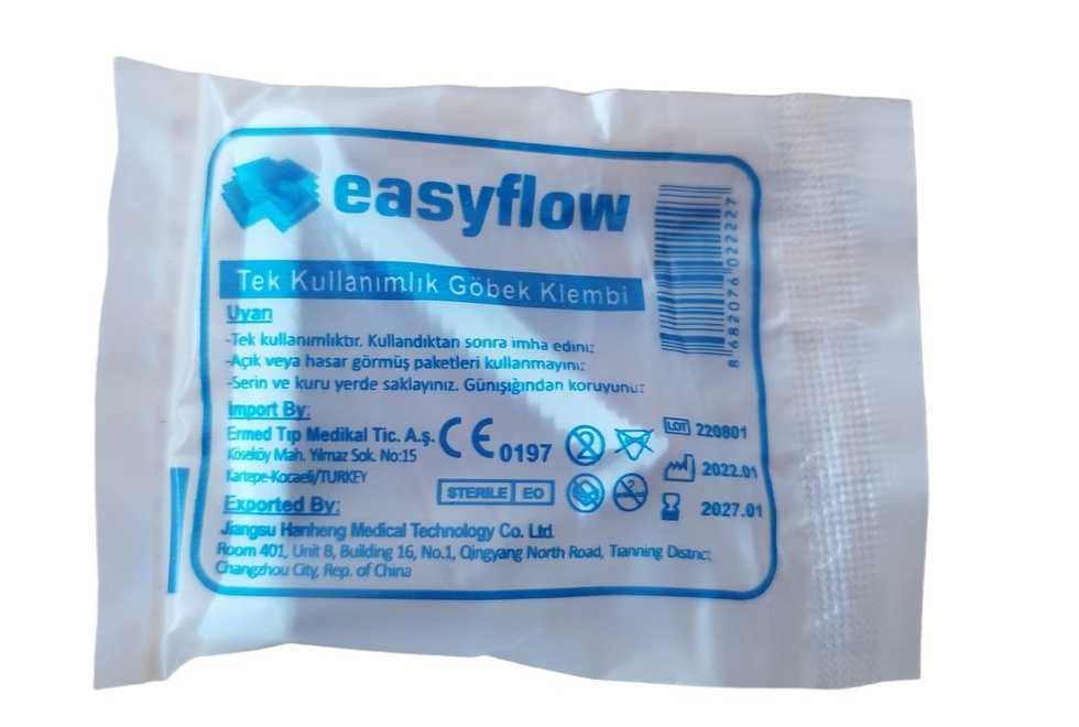 Easyflow Tek Kullanımık Göbek Klembi