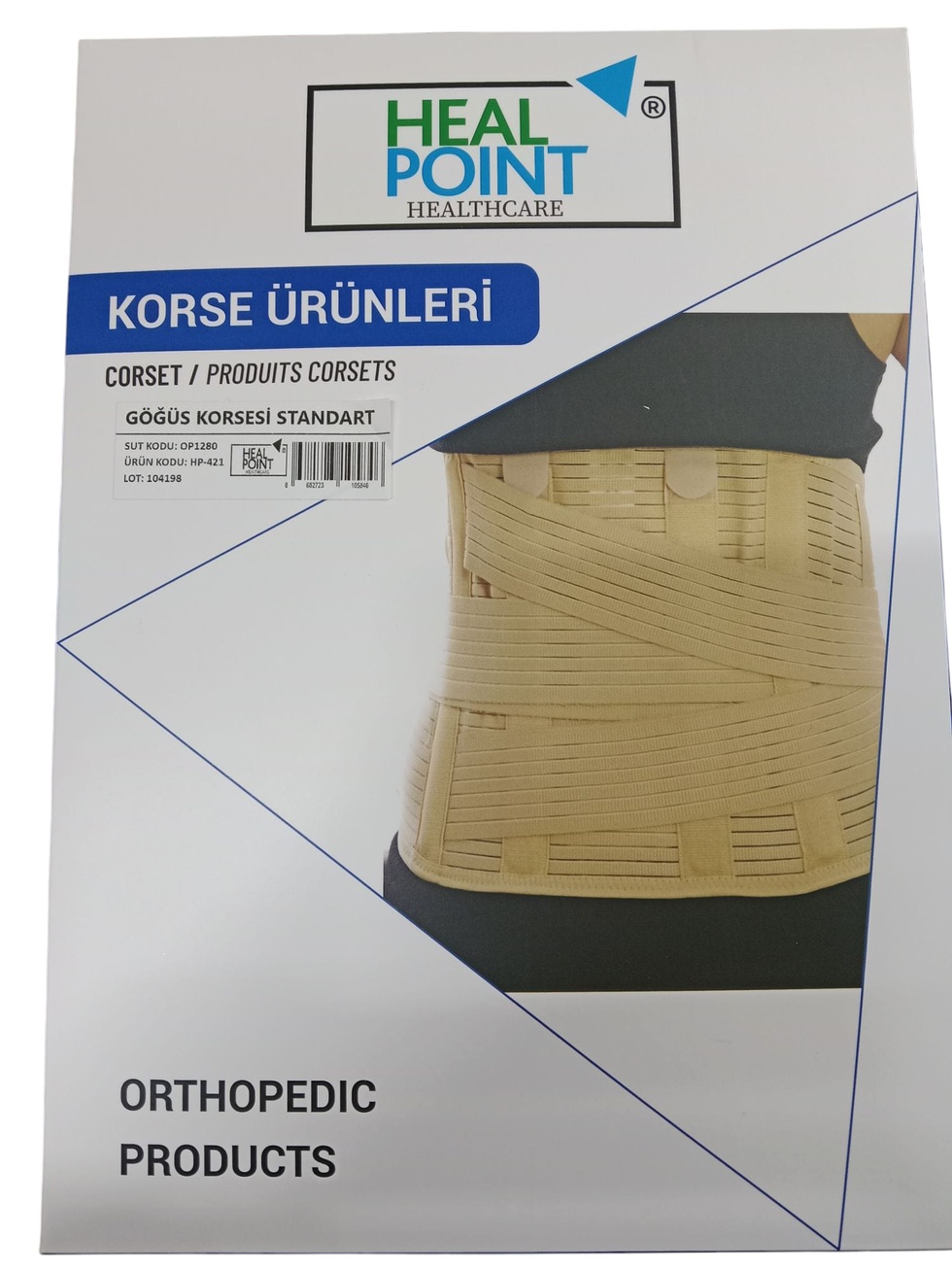 Chest Corset with Plastic Stays Standard